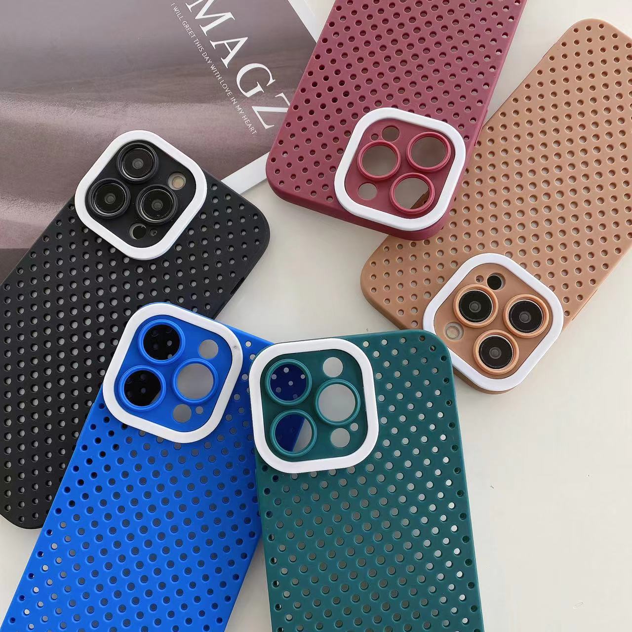 Suitable for 14 phone iPhone 15 cooling soft case, Apple 13/11/7/X/12 anti drop new model_voghion.com