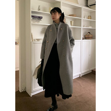 衣尔衫 继承者 羊毛轻奢高级双面呢外套女中长款氛围感秋季外套