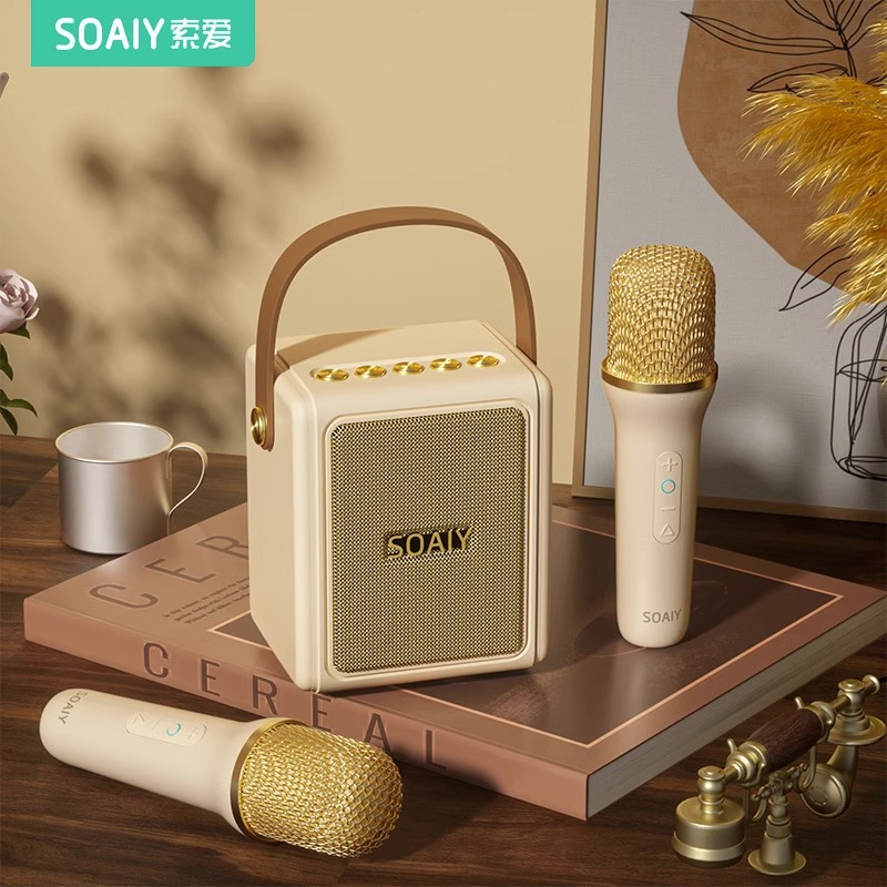 Sony Ericsson SK9 microphone audio integrated microphone karaoke wireless bluetooth home children's family ktv Christmas gift