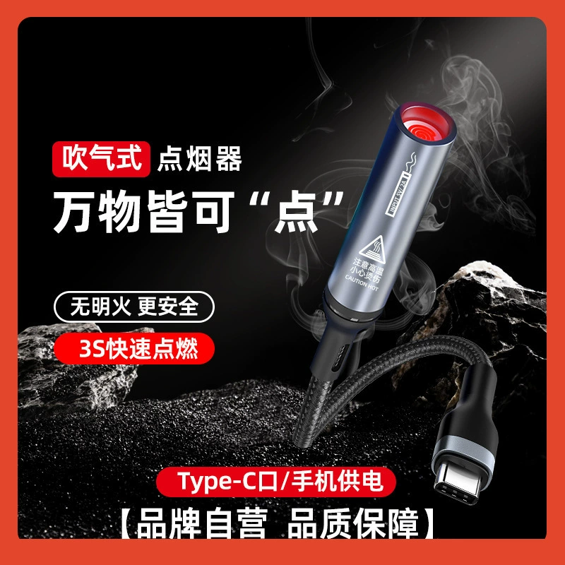 Ветрозащитная зажигалка для путешествий, домашнего использования и использования в автомобиле. ✅ Ty Mouth с портативным мини-фестивалем W18