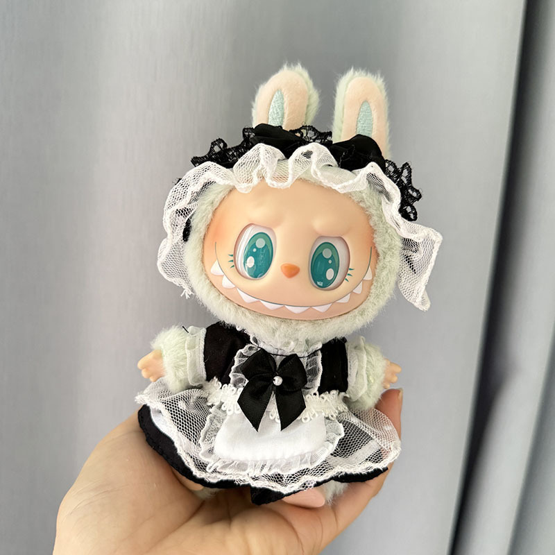 服のみ】第二世代ブラインドボックス ラブブ服 エポキシ樹脂製顔飾り ラブブ シットシットパーティーシリーズ ベビー服 可愛い|undefined