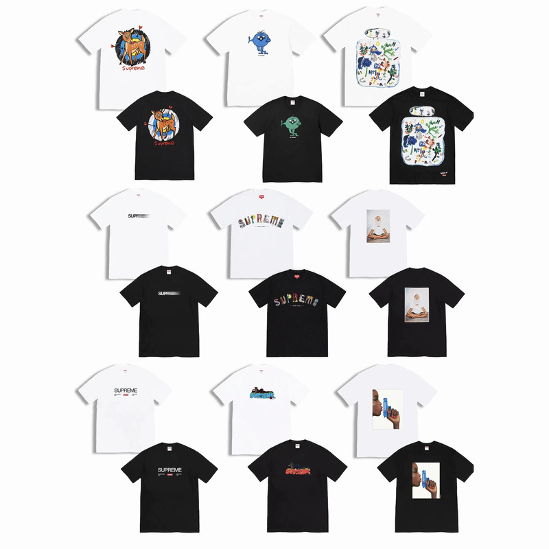 Trendy Brand Supreme Letter-Printed American-Style Streetwear Short-Sleeve T-Shirt for Men and Women, Loose Fit, Street Fashion, Dropshipping Available Trendy Brand Supreme Letter-Printed American-Style Streetwear Short-Sleeve T-Shirt for Men and Women, Loose Fit, Street Fashion, Dropshipping Available