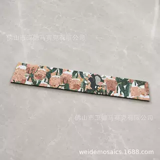 天然大理石马赛克门槛线墙角线墙边踢脚线石材马赛克围边墙裙装修