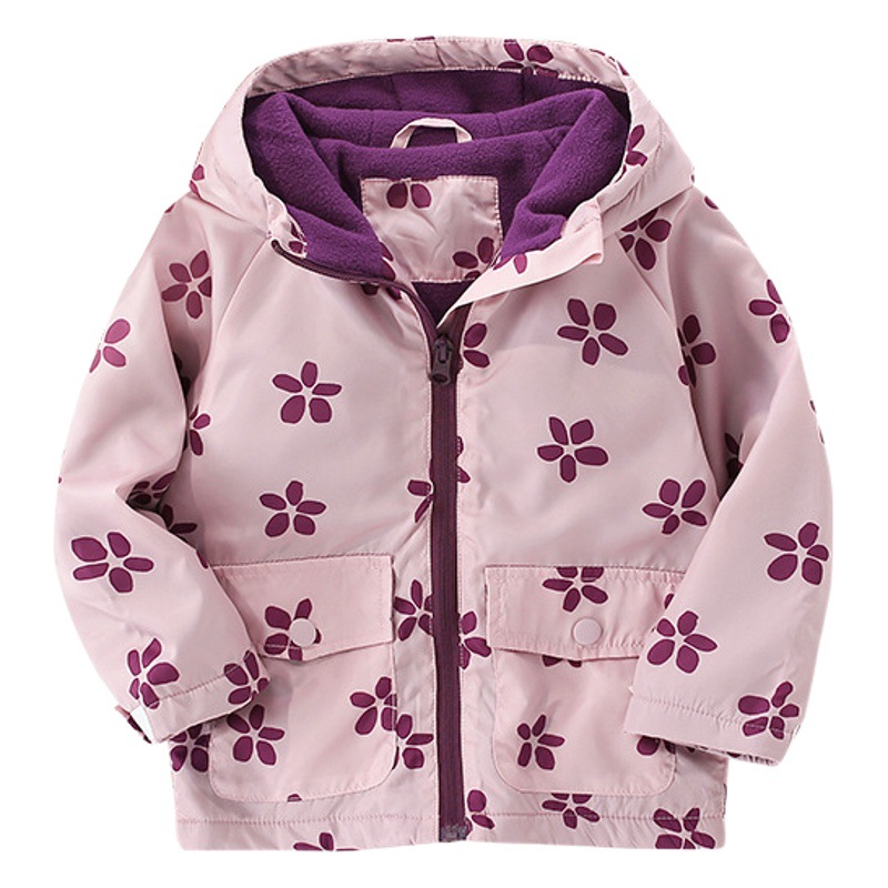Malwee abrigo para niñas Otoño e Invierno rompevientos ropa para niños de moda para niños europeos y americanos top de moda para niña con forro polar