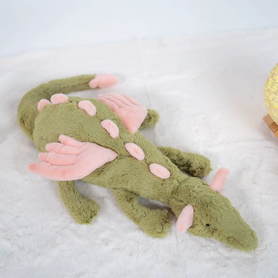 Oyuncaq yastıqlar – Black Dragon Series Lying Dragon Plush - matcha-dragon-50cm