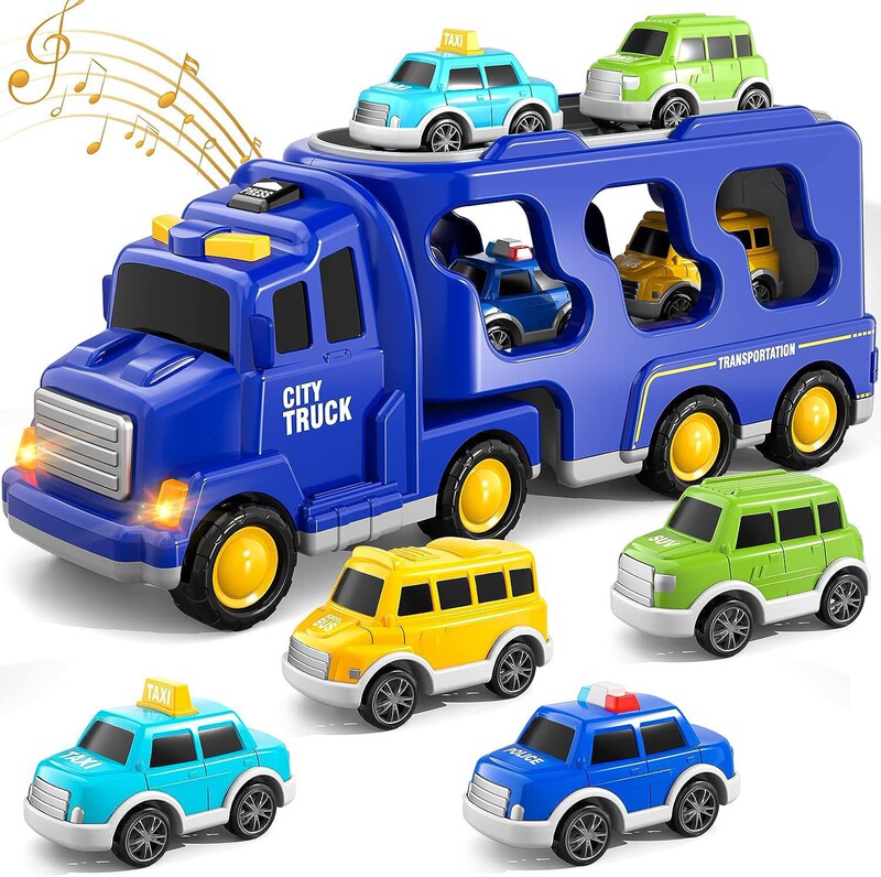 国境を越えた工事車照明音楽運搬車慣性消防車貨物箱自動車児童玩具アマゾン爆発金|undefined