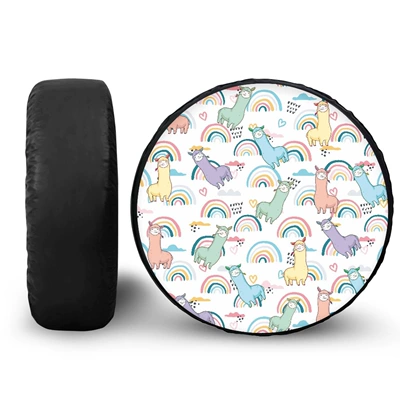 Spare wheel cover: koi cat printed car tire - 14in-ysfb02544bz48-1