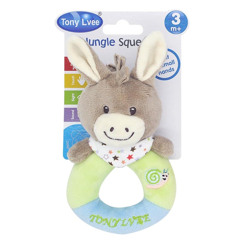 TONY lvee Panda animal sonajero bebé ronda sonajero bebé interés cultivo peluche juguete