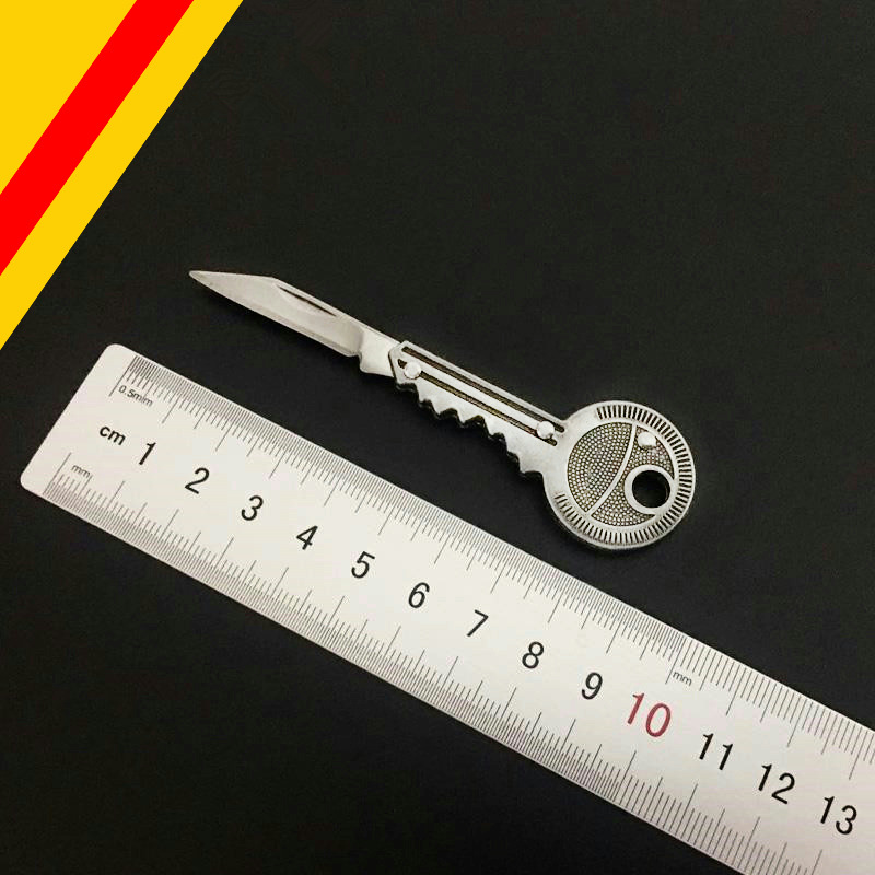 EDC迷你钥匙刀不锈钢折叠小刀拆快递开箱工具刀创意办公便捷便携