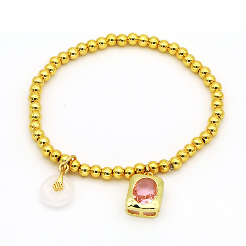 Fashion Devilu0027S Eye Copper Beaded Bracelets 1 Piece