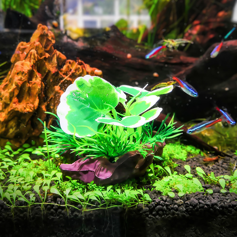 Nueva madera sumergida artificial plantas acuáticas pecera paisaje planta decoración acuario verde planta decoración suministro transfronterizo plantas acuáticas