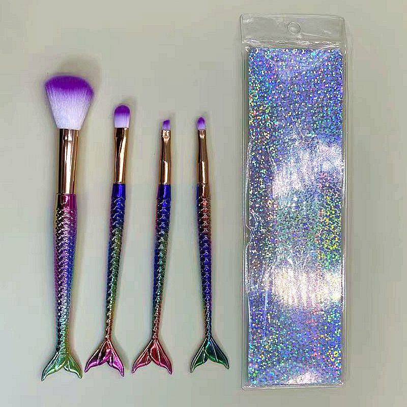 Plastic Handgrip Makeup Brush Handle Type Makeup Brushes Makeup Tools Types 1 Set Quantity Lady Corrugated Nylon Wool Plastic Handgrip Makeup Brushes 1 Set