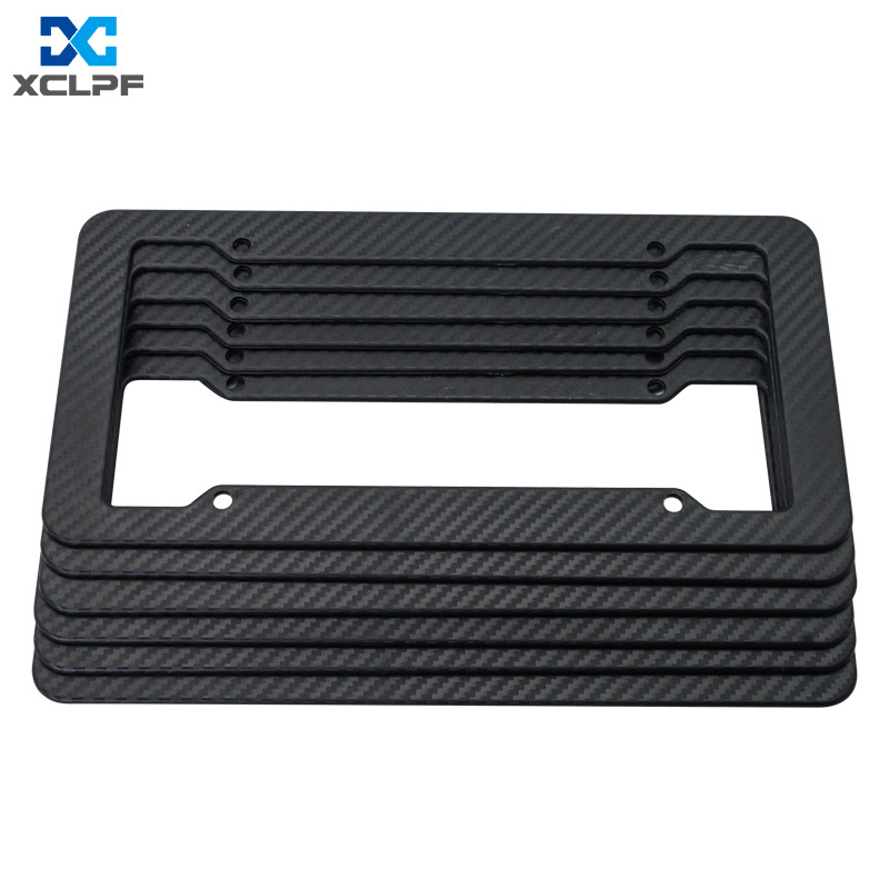 Best-selling Car License Plate Frame Carbon Fiber Car License Plate Modified Car Supplies