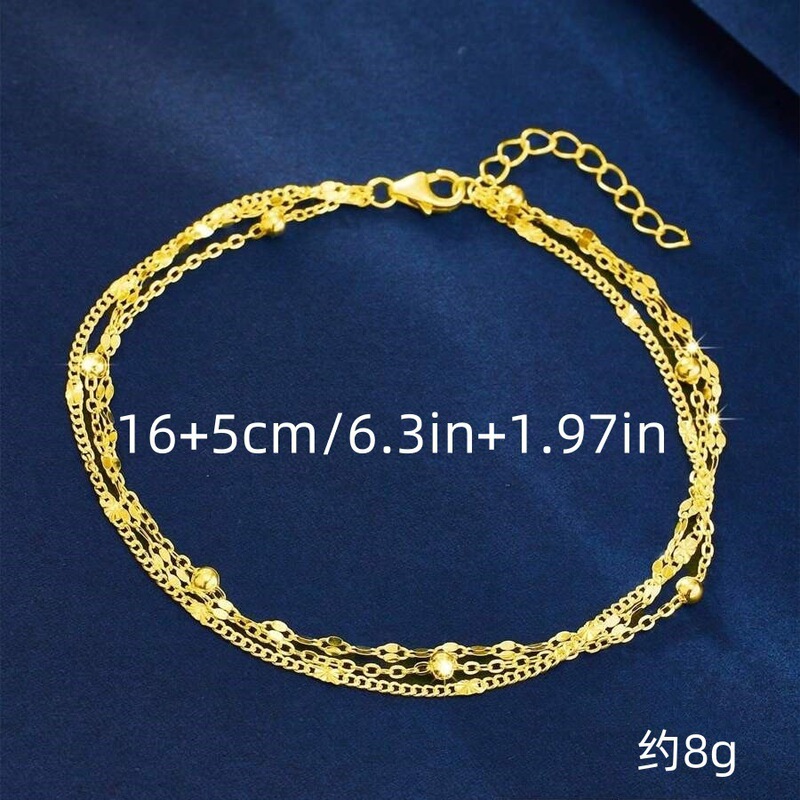 ヨーロッパとアメリカのクロスボーダージュエリーファッション新しいリップチェーン多層ブレスレット女性の多用途メタルブレスレット卸売|undefined