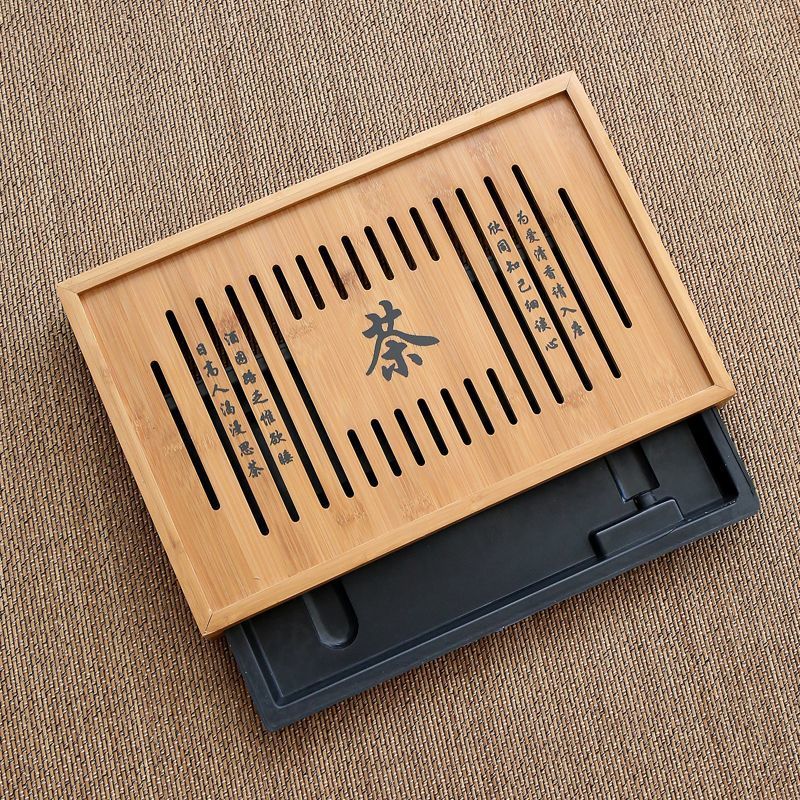 매년은 차와 같다 41*28cm 배수 차 트레이