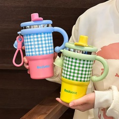 女性用の新しい高品質魔法瓶カップ、316ステンレス鋼ウォーターカップ、大容量、シンプル、ポータブル、クリエイティブな女子学生カップ