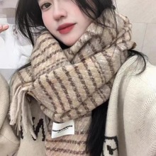 围巾冬季百搭网红爆款加厚针织学生百搭披肩保暖情侣围脖韩版男士