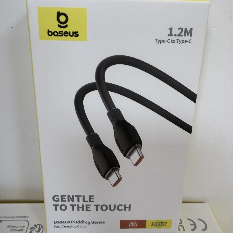 Baseus Q-Elastic Series 100W Data Cable 1.2m Charging Cable Dual C-Port Fast Charging