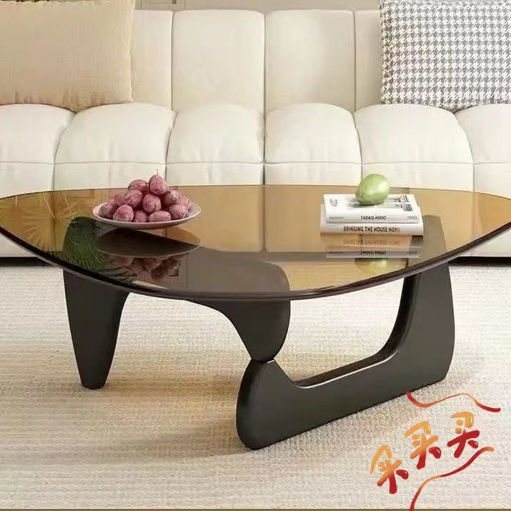 +업그레이드된 갈색 유리+검은색 다리++