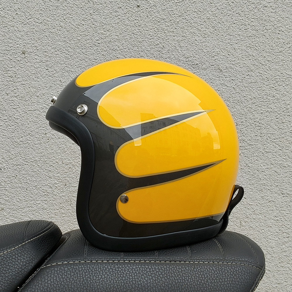 Motosiklet kaskı (dəbilqə): Universal BLD 500TX Electric - yellow-to-red-gradient-s