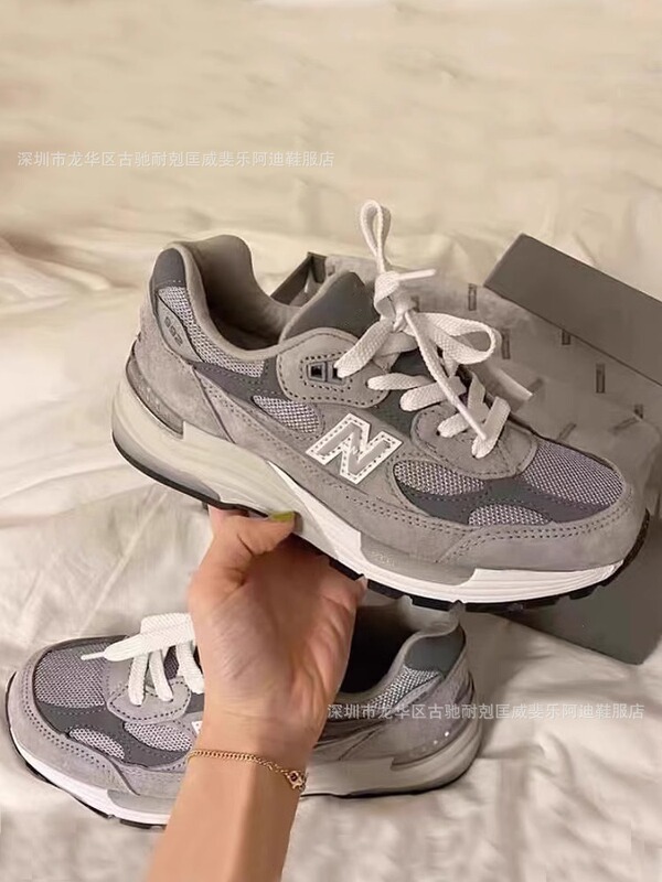 Putian Pure Original Nb992 Classic Gray Men's and Women's Sports Running Shoes, American-Made Nb993 Breathable Lightweight Basketball Dad Shoes