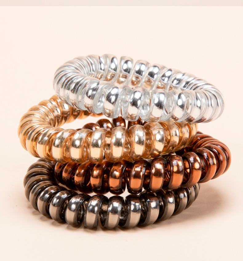 Women'S Gender Polishing Design Women's Fashion Geometric Plastic Polishing Hair Tie