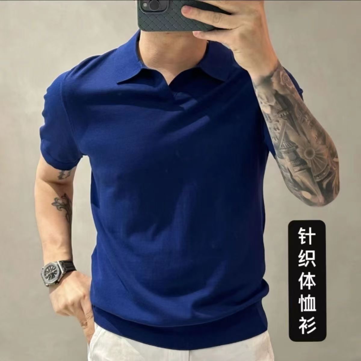 quality solid light and thin knitted sweater