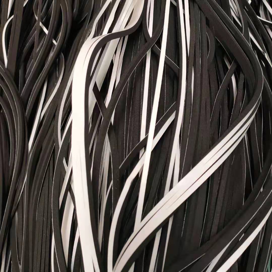 黑色eva海绵胶条橡胶单面自粘海绵条密封条单面泡棉胶条