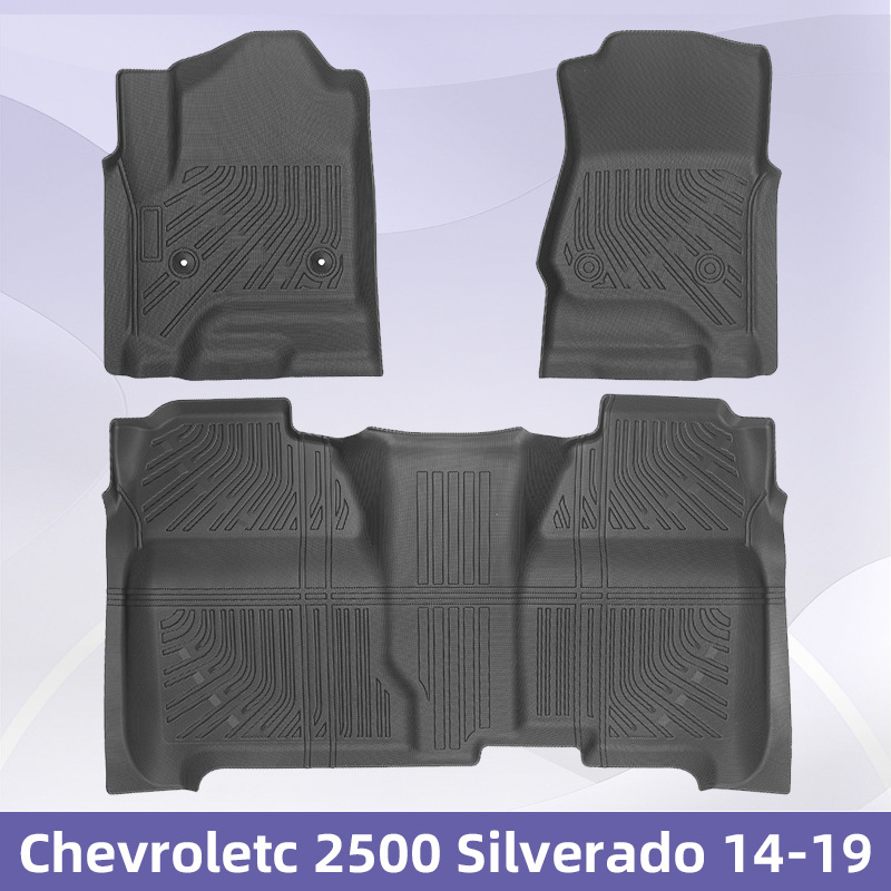 Para Chevrolet c 2500Silverado 2014 - 2019 3D TPE para todas las condiciones climáticas