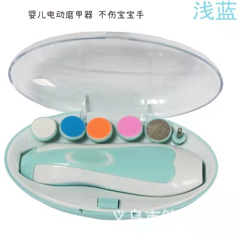 批发 电动婴儿磨甲器 宝宝款指甲修剪刀 六合一磨甲器 专业生产
