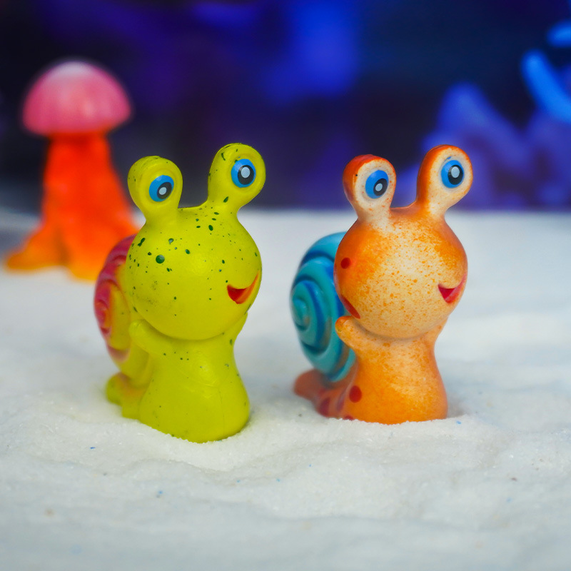 Pecera explosiva, decoración de paisajismo, tanque pequeño creativo, caracol pastoral, jardinería, PVC, nueva artesanía