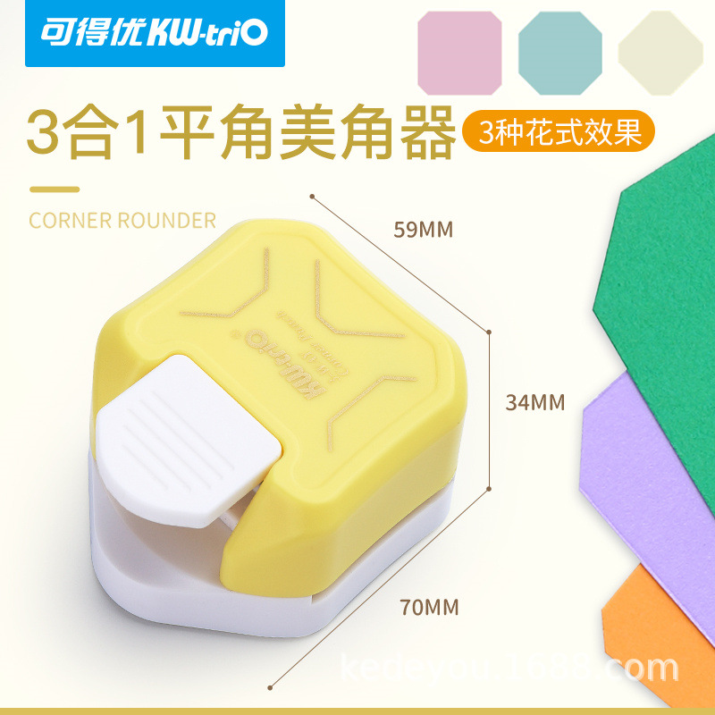 Kedeyú tres en uno cortador de ángulo de belleza cortador redondo boxeador mano cuenta filete DIY Dispositivo de biselado manual