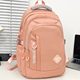 Cross-border large capacity lightweight backpack schoolbag female middle school student new trendy male burden reduction spine protection backpack
