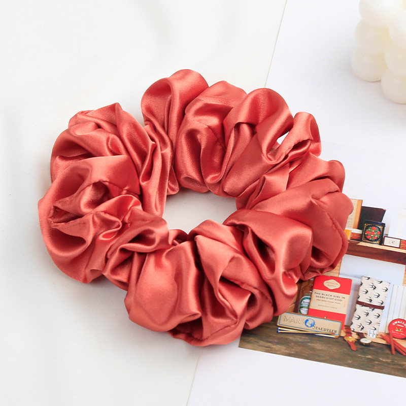 Simple Style Solid Color Cloth Hair Tie display picture 12
