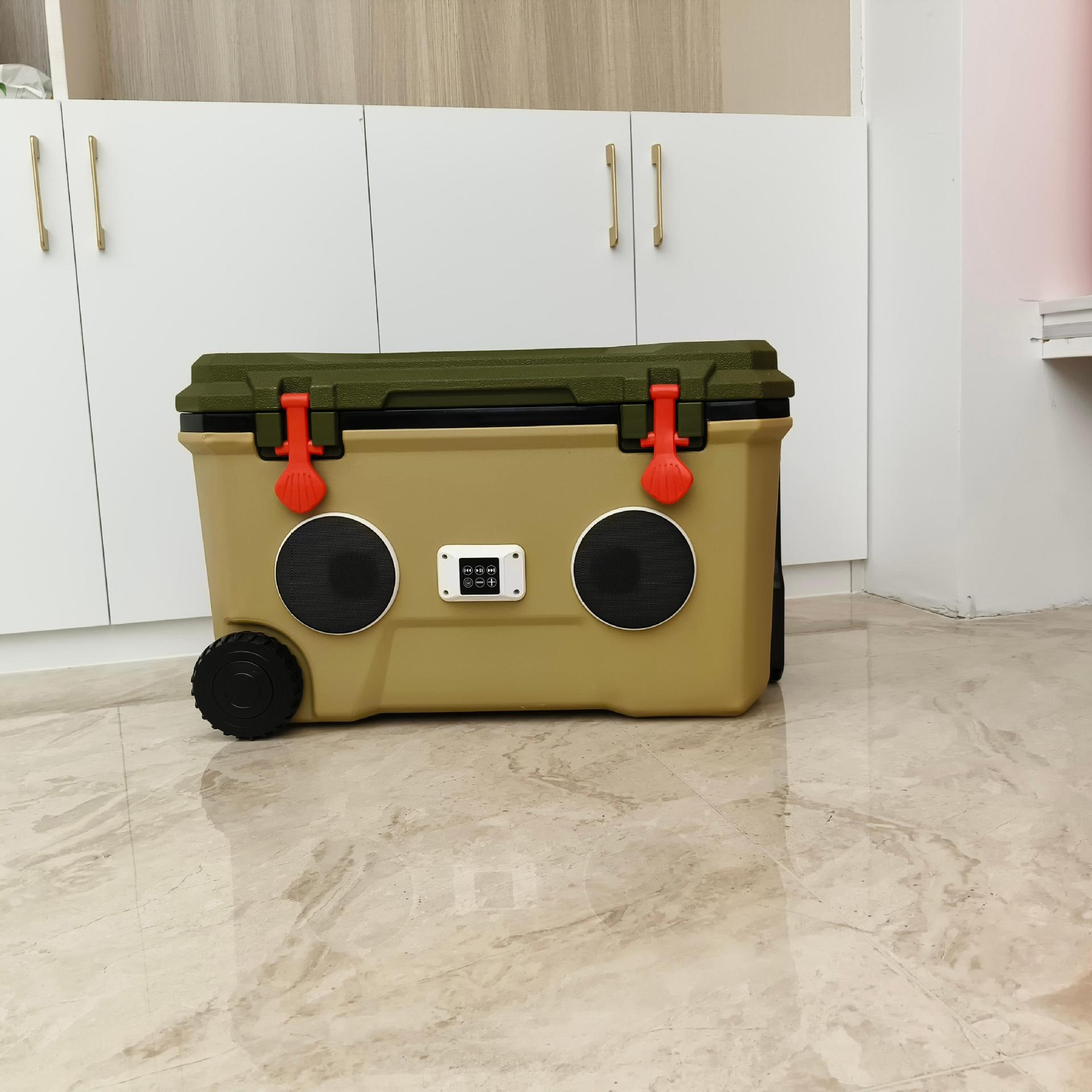 Incubación de sonido Bluetooth refrigeración fresca con música cubeta de hielo caja de hielo al aire libre 15L 68L 145