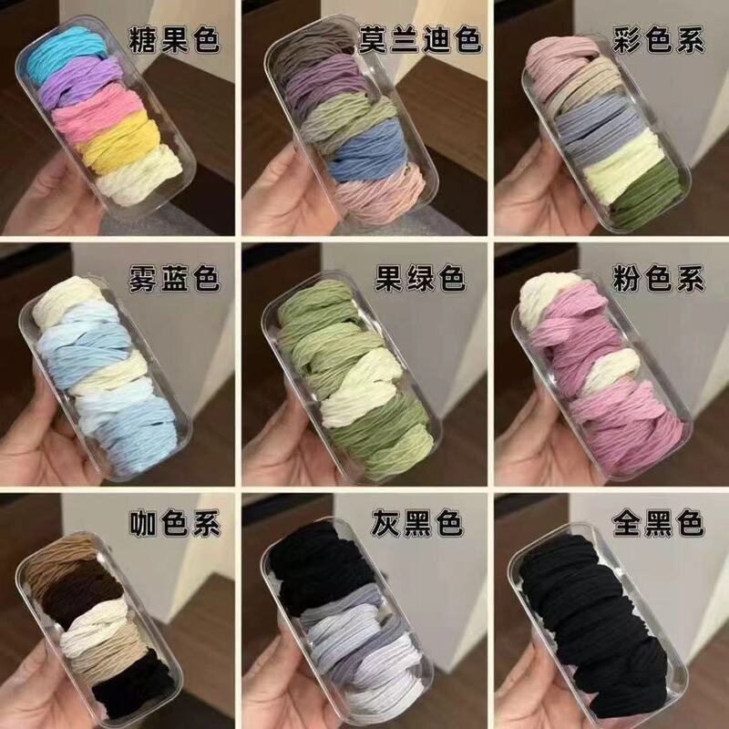 High Elastic Thickened Towel Ring Ponytail Hair Tie Durable Rubber Band New Style Simple Hair Rope Headwear for Women