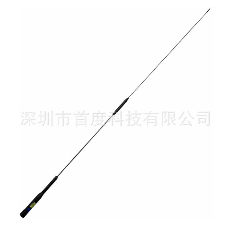 原装对讲机车载台天线苗子 UV双段加杆不锈钢天线  SBB4长92cm