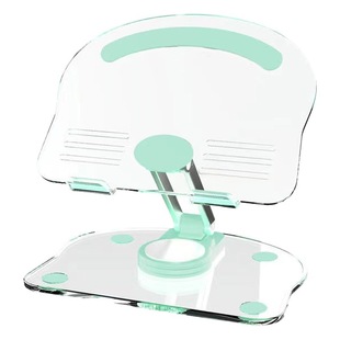 Tablet computer bracket foldable rotating desktop multifunctional portable transparent bracket mobile phone bracket cooling bottom