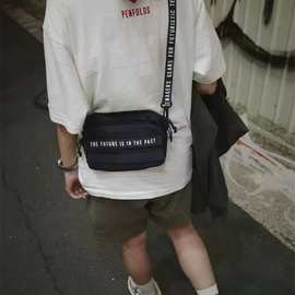 HUMAN军事工装魔术贴相机包尼龙战术斜挎包跨境款