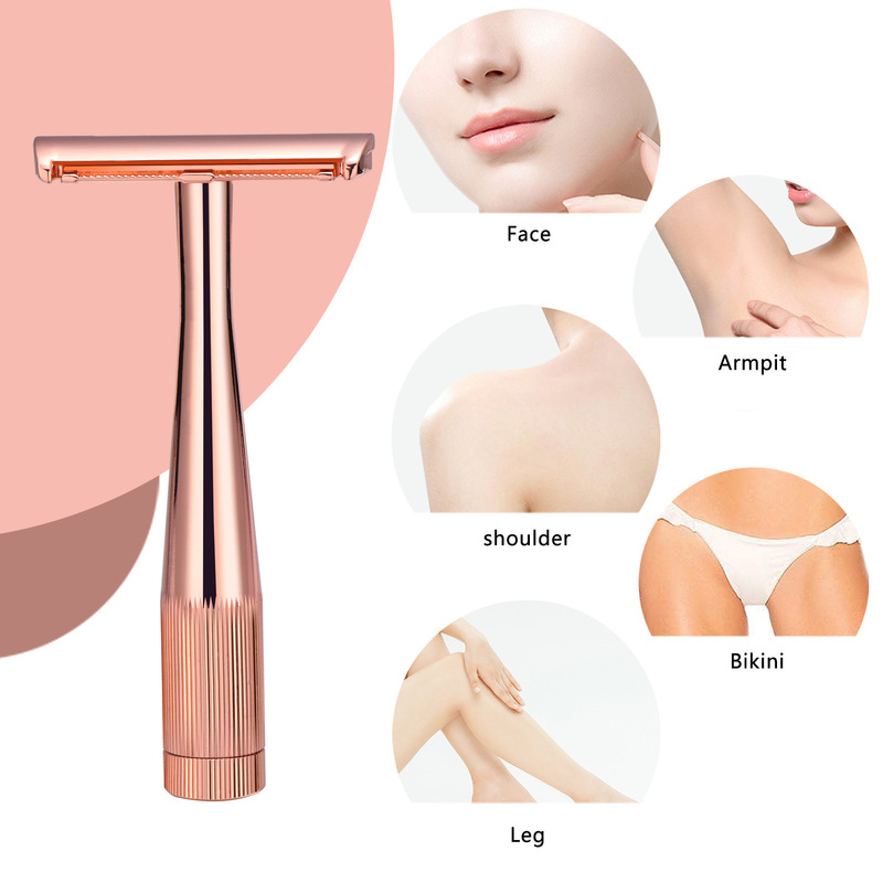 Amazon High-End Women's Anti-Scratch Razor Razor Back Razor Replacement Blade Razor Feather Blade