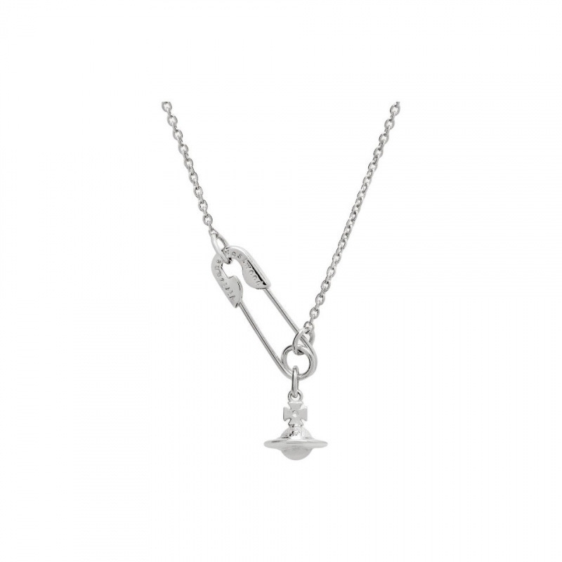 Empress Vivienne Vivienne Stereo Saturn Pin Necklace Women's Accessible Luxury Elegant Exquisite Clavicle Chain Pendant
