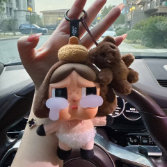 新しいクロスボーダー東南アジア泣いている赤ちゃんの涙隠しモデル小さな白いウサギとクマのクラシックシリーズバッグペンダントインターネットセレブ