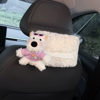 Hanging on the Rear Headrest of | Car tissue box/set