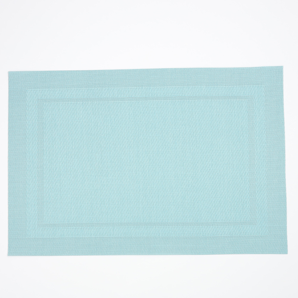 Teslin doble-Marco PVC placemat hotel de estilo Chino compartimiento estera de mesa estera taza de té estera para barra de bar engrosada mantel a rayas