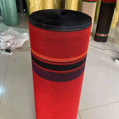 chennis mat General car | Universal Foot Pad - burr-bottom-big-red-strip-8-10mm-thick-12-9m-12-9m