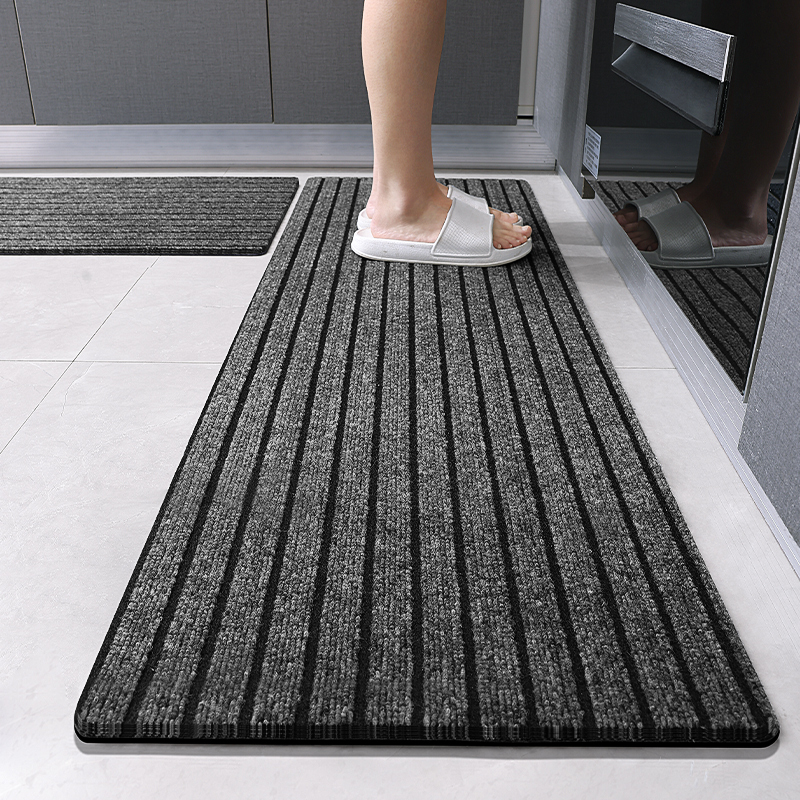 Alfombra de suelo de cocina absorbente de agua antideslizante a prueba de aceite limpiable sin lavado resistente a la suciedad alfombra de puerta de entrada alfombra de puerta doméstica