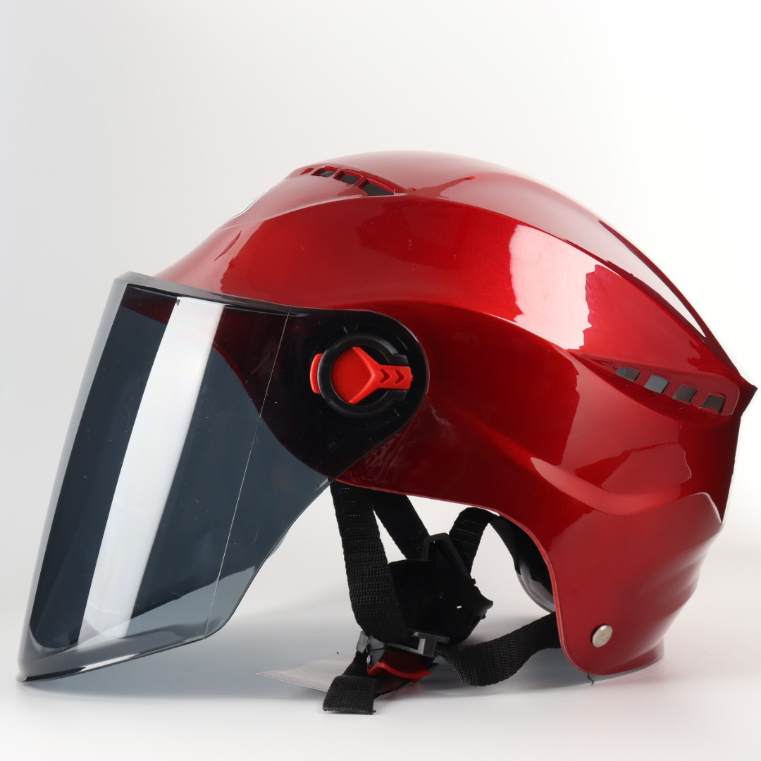 빨강 [투명 롱 렌즈]]