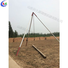 鋁合金三腳架立桿機 電力施工人字立桿機下軸電纜鋼絞線起吊設備