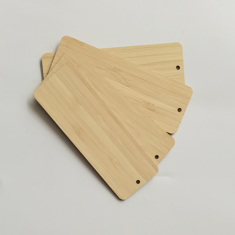 Marcador de bambú de bricolaje material de marcador de bambú en blanco marcador de tarjeta de madera material de marcador de flor prensada creativa placa de madera de bricolaje