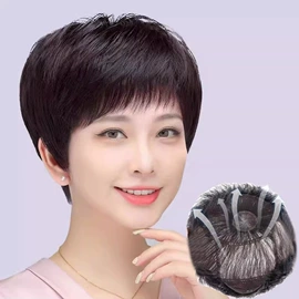 假发片;假发刘海;真发假发